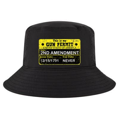 The 2a Is My Gun Permit Proud American Pro 2nd Amendment Cool Comfort Performance Bucket Hat
