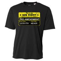 The 2a Is My Gun Permit Proud American Pro 2nd Amendment Cooling Performance Crew T-Shirt