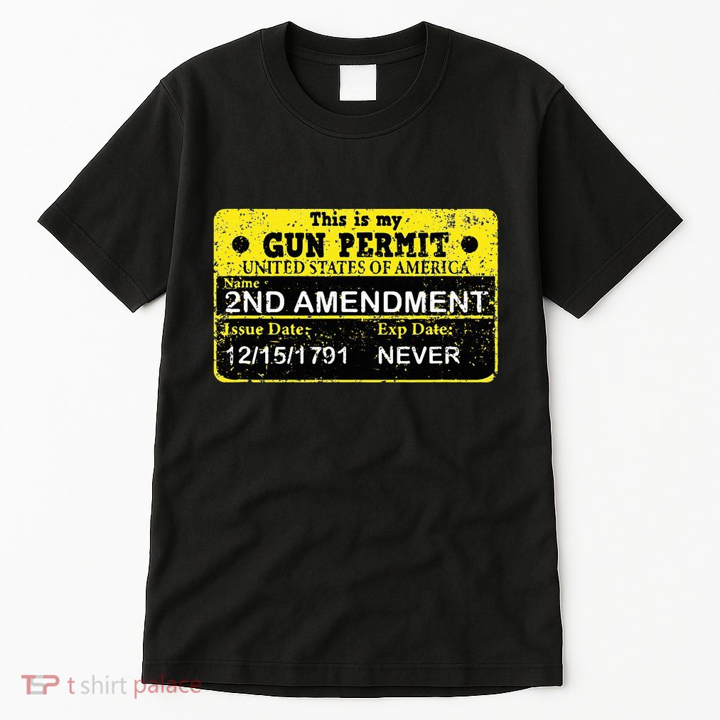 The 2a Is My Gun Permit Proud American Pro 2nd Amendment Tall T-Shirt