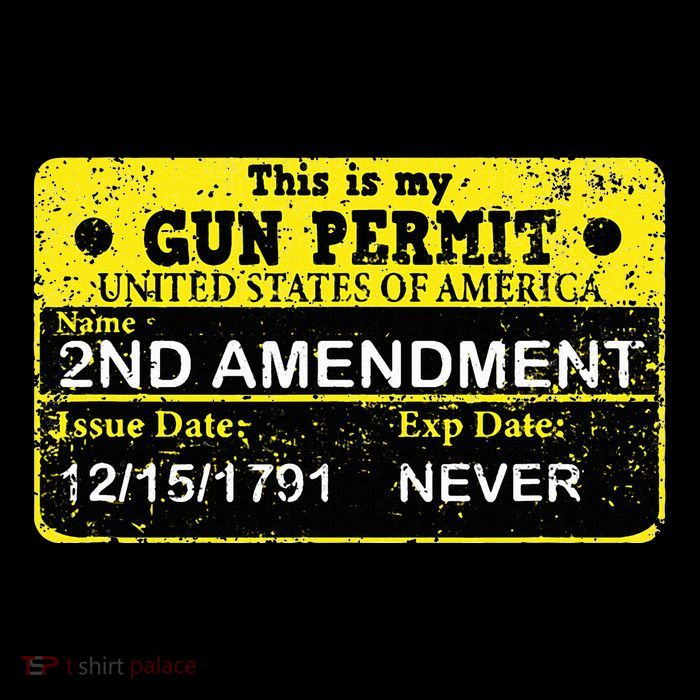 The 2a Is My Gun Permit Proud American Pro 2nd Amendment Tall T-Shirt