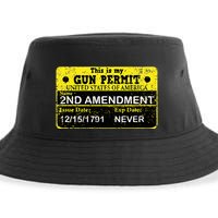 The 2a Is My Gun Permit Proud American Pro 2nd Amendment Sustainable Bucket Hat