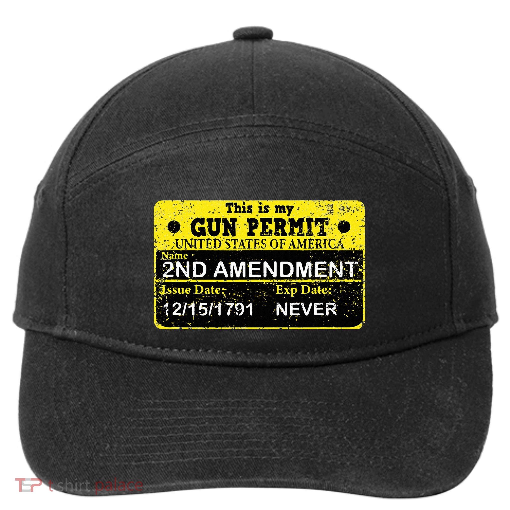 The 2a Is My Gun Permit Proud American Pro 2nd Amendment 7-Panel Snapback Hat