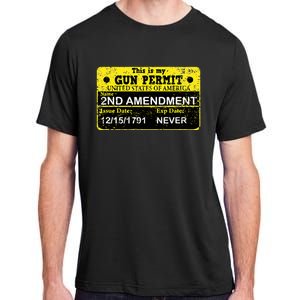 The 2a Is My Gun Permit Proud American Pro 2nd Amendment Adult ChromaSoft Performance T-Shirt