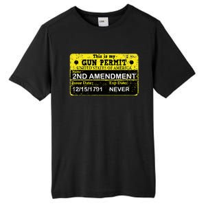 The 2a Is My Gun Permit Proud American Pro 2nd Amendment Tall Fusion ChromaSoft Performance T-Shirt