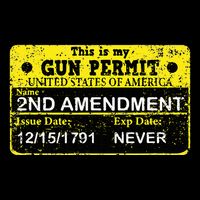 The 2a Is My Gun Permit Proud American Pro 2nd Amendment 16 in Basic Backpack