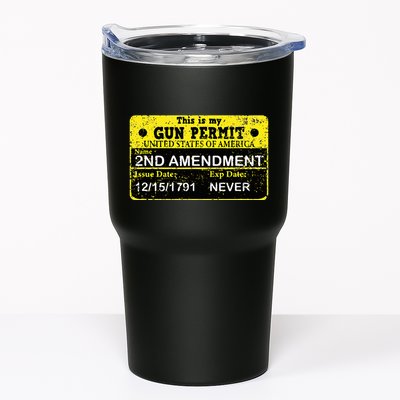 The 2a Is My Gun Permit Proud American Pro 2nd Amendment Tumbler