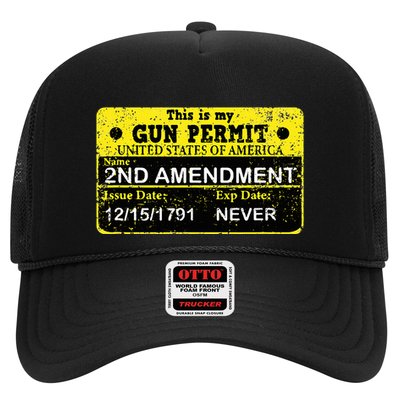 The 2a Is My Gun Permit Proud American Pro 2nd Amendment Trucker Hat