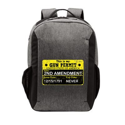 The 2a Is My Gun Permit Proud American Pro 2nd Amendment Vector Backpack