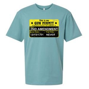 The 2a Is My Gun Permit Proud American Pro 2nd Amendment Sueded Cloud Jersey T-Shirt