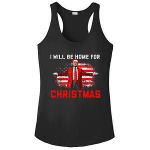 Trump 2024 ILl Be Home For Christmas Trump Xmas 2024 Ladies PosiCharge Competitor Racerback Tank