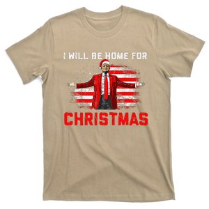 Trump 2024 ILl Be Home For Christmas Trump Xmas 2024 T-Shirt