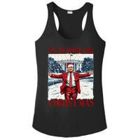 Trump 2024 ILl Be Home For Christmas Funny Trump Xmas 2024 Ladies PosiCharge Competitor Racerback Tank