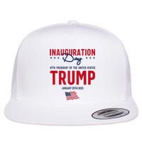 Trump 2025 Inauguration Day January 2025 Flat Bill Trucker Hat