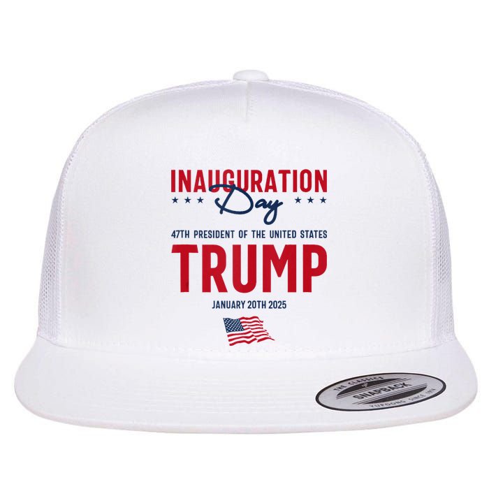 Trump 2025 Inauguration Day January 2025 Flat Bill Trucker Hat