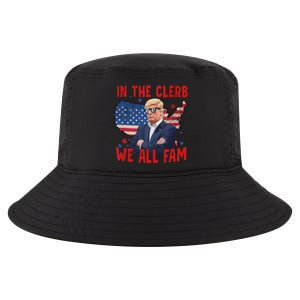 Trump 2024 In The Clerb We All Fam 45 47 American Flag Cool Comfort Performance Bucket Hat