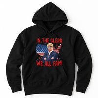 Trump 2024 In The Clerb We All Fam 45 47 American Flag Hoodie