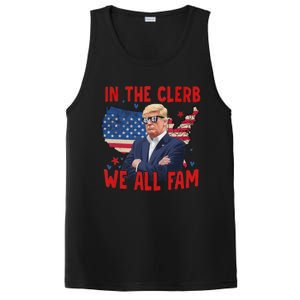 Trump 2024 In The Clerb We All Fam 45 47 American Flag PosiCharge Competitor Tank