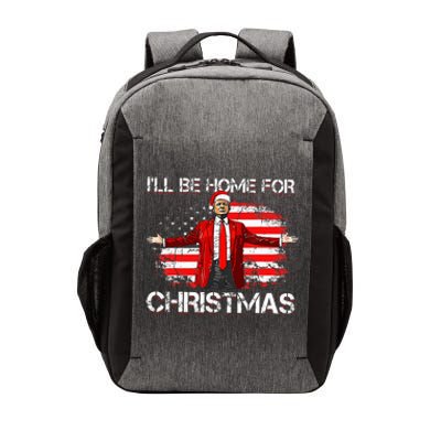 Trump 2024 ILl Be Home For Christmas Funny Trump Xmas 2024 Vector Backpack