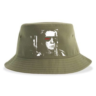 Trump 2024 ILl Be Back Elect Donald Trump 2024 Election Gift Sustainable Bucket Hat