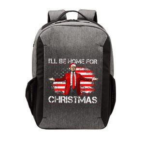 Trump 2024 ILl Be Home For Christmas Funny Trump Xmas 2024 Vector Backpack