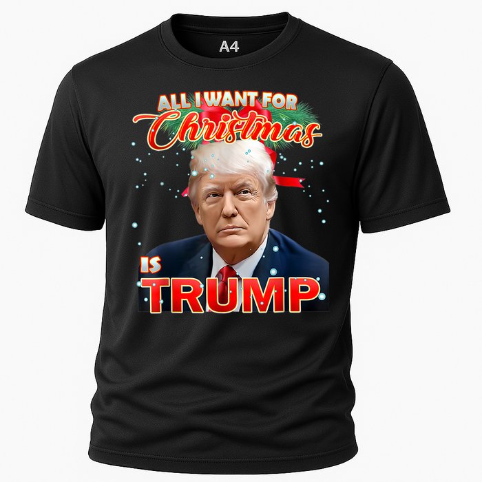 Trump 2024 I Want Trump This Christmas Cooling Performance Crew T-Shirt