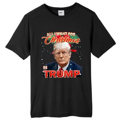 Trump 2024 I Want Trump This Christmas Tall Fusion ChromaSoft Performance T-Shirt