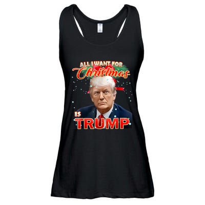 Trump 2024 I Want Trump This Christmas Ladies Essential Flowy Tank