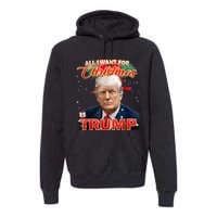 Trump 2024 I Want Trump This Christmas Premium Hoodie