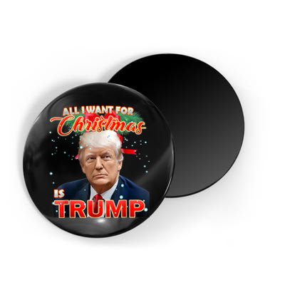 Trump 2024 I Want Trump This Christmas Magnet