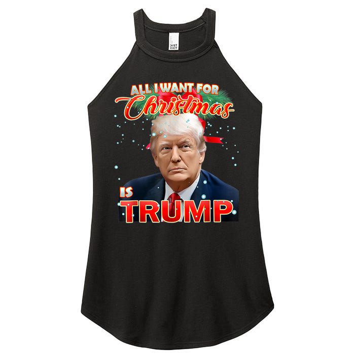 Trump 2024 I Want Trump This Christmas Women's Perfect Tri Rocker Tank