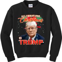 Trump 2024 I Want Trump This Christmas Kids Sweatshirt