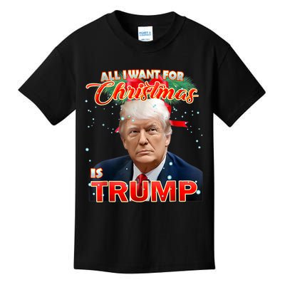 Trump 2024 I Want Trump This Christmas Kids T-Shirt