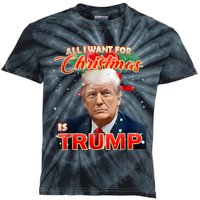 Trump 2024 I Want Trump This Christmas Kids Tie-Dye T-Shirt