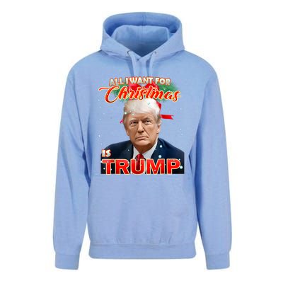 Trump 2024 I Want Trump This Christmas Unisex Surf Hoodie