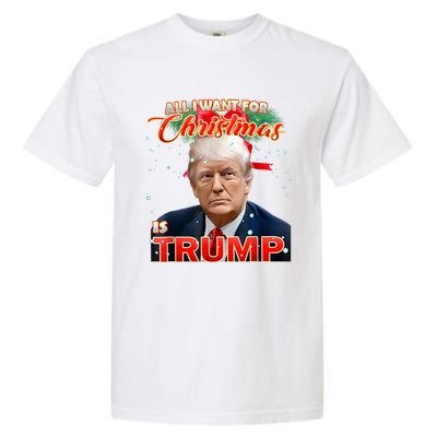 Trump 2024 I Want Trump This Christmas Garment-Dyed Heavyweight T-Shirt