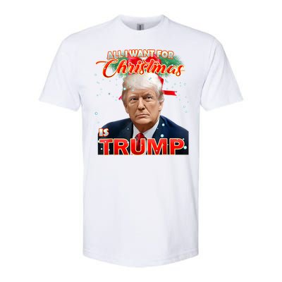 Trump 2024 I Want Trump This Christmas Softstyle CVC T-Shirt