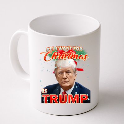 Trump 2024 I Want Trump This Christmas Coffee Mug