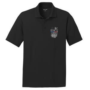 Trump 2024 In Hebrew Jewish Israel Support American Flag PosiCharge RacerMesh Polo