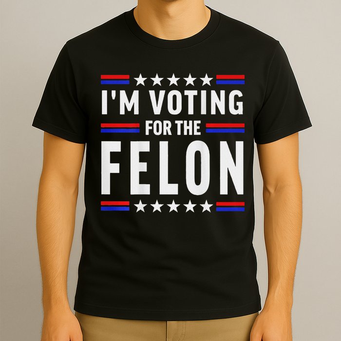 Trump 2024 IM Voting For The Felon Front And Back T-Shirt