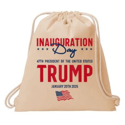 Trump 2025 Inauguration Day January 2025 Drawstring Bag