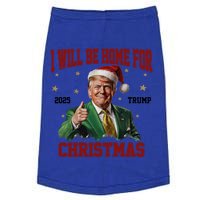 Trump 2024 I Will Be Home For Christmas Funny Santa Trump Cute Gift Doggie Tank