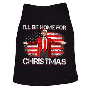 Trump 2024 Ill Be Home For Christmas Funny Trump Xmas 2024 Doggie Tank