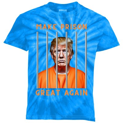 Trump 2024 In Prison Kids Tie-Dye T-Shirt