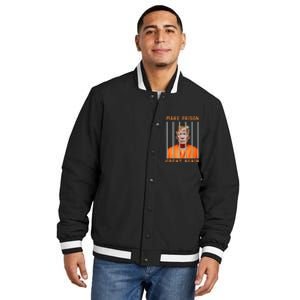 Trump 2024 In Prison Insulated Varsity Jacket