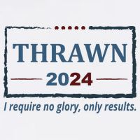 Thrawn 2024 I Require No Glory Only Results Election Flat Bill Trucker Hat