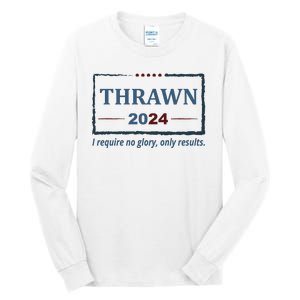 Thrawn 2024 I Require No Glory Only Results Election Tall Long Sleeve T-Shirt