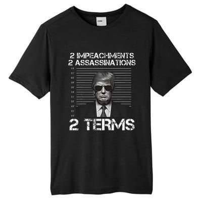 Trump 2 Impeachments 2 Assassinations 2 Terms Tall Fusion ChromaSoft Performance T-Shirt