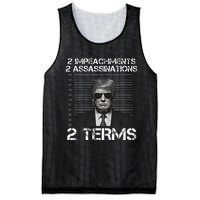 Trump 2 Impeachments 2 Assassinations 2 Terms Mesh Reversible Basketball Jersey Tank