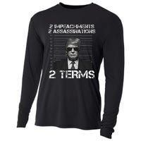 Trump 2 Impeachments 2 Assassinations 2 Terms Cooling Performance Long Sleeve Crew