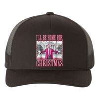 Trump 2024 ILl Be Home For Christmas Santa Trump 2024 Yupoong Adult 5-Panel Trucker Hat